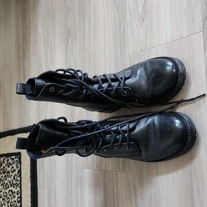 Frye combat boots